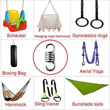 Amaca Swing Hanging Chair Ganci Hardware Molle Kit per Patio Portico Yoga Swing Heavy Duty Decorazione 800 libbre…