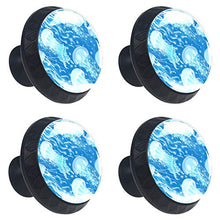 Medusa incandescente 4 PCS Pomelli per Porta, Pomolo per Mobile, Pomelli per Mobili con Viti, Maniglia per Armadietto, Pomelli per Porta, Pomelli per Cassetti per Porta, Armadio, Cassetto e Credenza