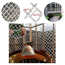 WaiMin Rete di corda bianca Decorazione del giardino Rete Rete di sicurezza for bambini Rete di protezione della rete Rete di tessitura Isolamento Rete di corda Balcone Rete anticaduta Griglia 10cm Di