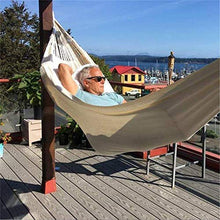 Doppia Amaca Macrame Tree Hammock Altalena Net Chair 450lbs Letto per Due Persone per Cortile Balcone Patio Giardino Esterno e Interno