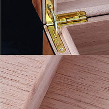 FxsD Cigar Box, Legno di Cedro Cigar gabinetto di casa Cigar Humidor Cigar Box con igrometro e umidificatore ## (Color : A)