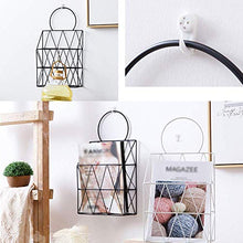 Semplicità Elegante Scaffale Scaffale Sospeso a Parete Scaffali Iron Art Desktop Portariviste da Terra, 2 Colori, HJJ, Nero, 23.5x9x42.5cm