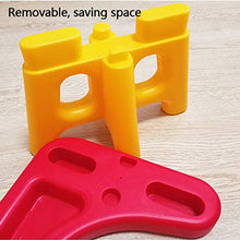 LZL Sgabello WC Multi-Funzione Antiscivolo Squatty Vatty Toilet Sgabello da Bagno Bagno Squat Aiuto Si Adatta a Tutti i Servizi igienici Vasino Tozzo (Color : Red, Dimensione : Conventional)
