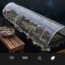 LXHONG Tela Cerata Trasparente Impermeabile con Occhielli Telo Trasparente，Tenda da Balcone A Prova di Polvere Facile da Pulire Isolamento Impianto Copertura per Pergola, Personalizzabile
