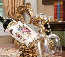 LHQ-HQ Decorazioni Arte Artigianato Wine Rack Regalo casa Vivente Vino Camera gabinetto tavola da Pranzo Decorazione da Tavolo 1