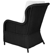 TecTake 800759 Set in Rattan, 2X Poltrone 2X Poggiapiedi 1x Tavolo, Inossidabile, Resistente alle intemperie, incl. Cuscini - Disponibile in Diversi Colori (Nero | No. 403350)