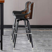XINGLEI Sgabelli da Bar, Sgabello Alto ad Altezza Fissa, Design Contemporaneo, Sgabello Alto con Seduta ergonomica e Confortevole e Base Robusta, Rotazione a 360 ° (Color : Ivory White)