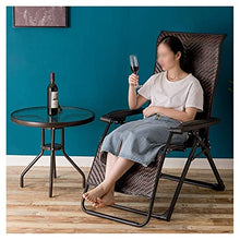 Sywlwxkq Sedie Zero Gravity, Sedie Pieghevoli reclinabili, Sedia in Vimini, Sedie a Sdraio, Sedie a Sdraio, Lettino Prendisole, Super Larghezza 52 CM, Giardino Patio sulla Spiaggia Campeggi