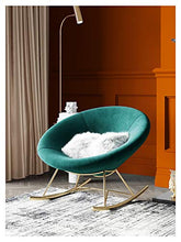 XinQing-Sedia a Dondolo Lazy Divano Sedia Tempo Libero Soggiorno Balcone Girl Sedia a Dondolo Nordic Style 90x90x70cm