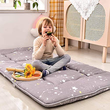 ABTSICA Materasso futon Giapponese a pavimento Tatami, tappetino portatile da campeggio per bambini, materassino pieghevole arrotolabile per letto matrimoniale, 7,100 x 200 cm