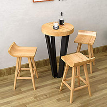 Sgabelli da bar, seggioloni per bar, ristoranti, caffè, sedie da bar per cucina domestica e soggiorno, aspetto legno massello, comfort sedentario/B / 75 centimetri