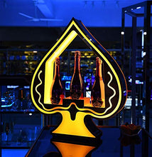 QQSBGD Logo Personalizzato glorificatore Visualizza VIP Service Asso di Spade Champagne Bottiglia Presenter for Night Club Lounge Bar KTV Festa di Nozze Portabottiglie (Shape Style : 03 Style)