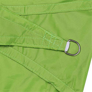 XJHKG Tenda A Vela Parasole Triangolare, Vela Ombreggiante Corde 3 di Supporto Impermeabile Protezione Raggi UV per Giardino Balcone Terrazza (5 x 5 x 5m,Verde)