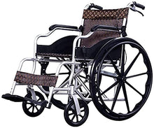 Sedie A Rotelle Semoventi, Portatili in Lega di Alluminio da Viaggio Portatile, Luce Pieghevole con WC Trolley per Anziani Scooter per Disabili Trolley per Scooter per Anziani/Disabili A