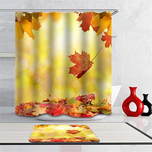 LIYAN Combinazione Bagno. Immagini Chiare E Colori Vivaci Rendono Il Tuo Bagno Pieno di Vita. Accessori da Bagno. Foglie di Acero in Autunno.