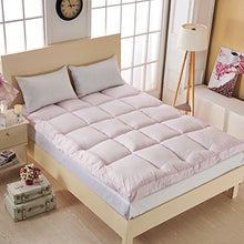 JiaQi Extra Morbido Materasso Pieghevole,Montato Trapuntato Materasso Ortopedico,più Spessa Ipoallergenico Imbottita Materasso Stuoia Pisolino per Un Sonno Profondo-Rosa 180x200x10cm(71x79x4inch)