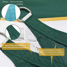 FLOFIA Vela Ombreggiante 4x3m Tenda a Vela Ombreggiante Rettangolare Protettiva dal Sole Anti Raggi UV Vela Parasole Impermeabile per Giardino Balcone Esterno con Kit di Installazione Verde Scuro