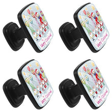 Cartolina di Natale con cinque gufi Pomelli per Porta 4 Pezzi Manopole per Mobili da Cucina Pomelli per Mobili Pomelli Per Cassetti/Cucina/Armadio Antichi