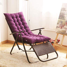 WCY Cuscini da Oscillazione Sedia a Dondolo, Salotto Cuscini di Vimini Cuscini addossendisci Window windotto Opaco da Pack da Esterno da Esterno Cuscino-Viola 155x48x8cm (61x19x3in) yqaae