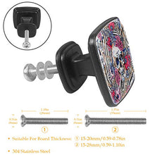 Teschio rosa retrò 4 PCS Pomelli per Porta, Pomolo per Mobile, Pomelli per Mobili con Viti, Maniglia per Armadietto, Pomelli per Porta, Pomelli per Cassetti per Porta, Armadio, Cassetto e Credenza