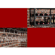 YWYW Portabottiglie da Bar Ristorante portabicchieri a Parete portabicchieri Capovolto portabottiglie Creativo a Doppio Strato (Dimensioni: 60 * 30 * 45 cm)