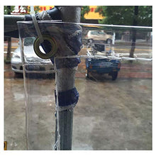 SHIJINHAO Telo Impermeabile Esterno Telone In Vetro Trasparente Copertura Isolante Antipioggia E Antipolvere Per Piante 0,3 Mm Pellicola Morbida In PVC Trasparente Anello In Metallo Occhiello Tenda Da