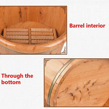 ERHANG Saune Bacino Di Pedicure Pediluvio Barile Pediluvio In Legno Massello Bacino Adulto Piccolo Tuffo Piede In Legno Prodotti Per L'igiene Della Casa,B