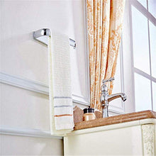 PYROJEWEL cremagliera Mensole for Bagno Scaffale Rack Appendiabiti Bagno Ciondolo Hardware cromatura Argento Brillante Semplice Bagno di Rame Anello/Bar mensola da Bagno