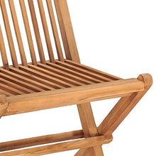 vidaXL Set da Pranzo da Giardino Pieghevole 3 pz in Massello di Teak