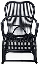 Way Home Store Sedia a Dondolo in Bamboo Nero - 95 x 56 x 86 cm