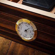 XUSHEN-HU Cigar Box, Legno di Cedro Cigar Humidor, Piano vernice trasparente Tetto apribile grande capacità Cigar Humidor, Cigar Humidor e Accessori for sigari for fumatori, Grana del legno buon umore