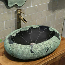 Art contatore Bacino al di sopra, Lavandino Bagno Creativo Lavabo Wash Stand lavandino del Bagno (55x14cm)
