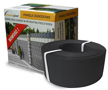 Thermoplast® - Strisce di protezione per recinzioni per giardino, terrazza, balcone, in polipropilene, resistente ai raggi UV, 9,5 cm x 52 m = 4,94 m2, antracite (RAL 7016)