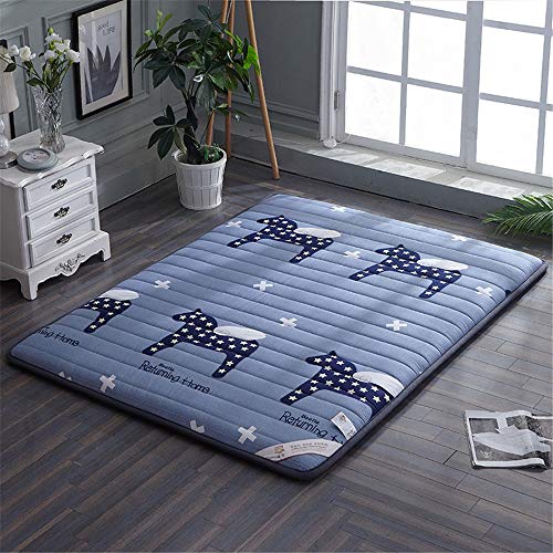 Materasso pieghevole Giapponese dormitorio Mattress Pad portatile addensare pad morbido tatami tappetino pieghevole futon for Home Campeggio 5 cm di spessore materasso pieghevole Pad Materasso di viag