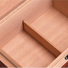 AMOYEE Sigaro Siguard Humidor Humidor, Stampa retrò Europea Emboss Cedar in Legno massello di Legno Grande Cabinet di Cigaro