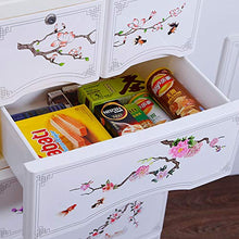 ZYJ Combinazione Armadio, in plastica Stile Cinese Plum Blossom Cassetto Armadio per Bambini Armadio Guardaroba,4layers