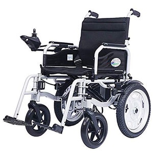 FTFTO Accessori per la casa Sedia a rotelle elettrica Intelligente per Anziani disabili Supporti Pieghevoli Leggeri Sedie a rotelle motorizzate da 100 kg Comode per Viaggi Domestici e Uso Esterno