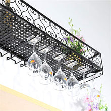 WEI-LUONG Hanging Wine Mensola Bottiglie Magazzinaggio Vino Holder Appendere a Testa in Giù Rack Coppa Occhiali Wine Rack