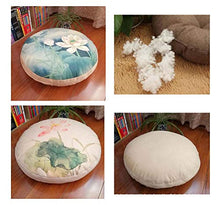 Black Temptation Cuscino Sedile Rotondo Giapponese, Cuscino futon Tatami, Pouf da Terra [Loto]