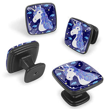Unicorno verde 4 PCS Pomelli per Porta, Pomolo per Mobile, Pomelli per Mobili con Viti, Maniglia per Armadietto, Pomelli per Porta, Pomelli per Cassetti per Porta, Armadio, Cassetto e Credenza