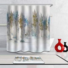 LIYAN Combinazione Bagno. Immagini Chiare E Colori Vivaci Rendono Il Tuo Bagno Pieno di Vita. Accessori da Bagno. Pittura. Albero nella Foresta.