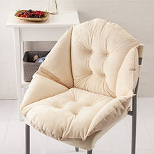 SM SunniMix Scocca Forma Stuoia Caldo Divano Sedia Tutto Tondo Pad Cuscino-Beige
