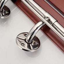 XD Sgabello da Bagno Bagno Sedia Pieghevole Sgabello da Doccia Sgabello da Parete Sedia da Bagno Cambusa Sgabello con Seduta in Legno e Gambe in Acciaio Inox