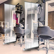 WAWB 80 * 200Cm Parete Divisoria in Plexiglass, Standing Isolamento Barriera Pellicola Trasparente Scudo Protettivo per Distanziamento Sociale
