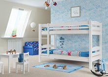 Erst-Holz Chic Letto a Castello 90x200 per Bambini in Pino Bianco divisibile con doghe rigide 60.10-09W