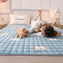 Materasso Pieghevole in Peluche Spesso in Velluto Tatami, Materasso Futon Per Campeggio Domestico Tappetino Tatami Yoga, Cuscino Futon Giapponese Traspirante Adatto Alla Pelle,D-150 * 200cm