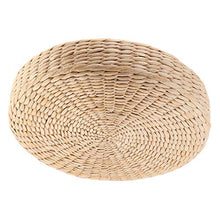 2 Pezzi Cuscino da Pavimento Rustico Paglia di Paglia Sedia da Meditazione Meditazione Ottomana, Spessore 6 cm e 20 cm