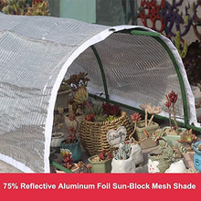 BRFDC Tessuto Solare Sunblock Shade Ploth con Occhielli per Coperture Auto per Piante da Giardino Tessuto Ombreggiante al 75% (Taglia : 4x5m)