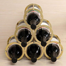 KUMOPYU Portabottiglie Portabottiglie da Vino Mobile Portabottiglie per Whisky Espositore in Metallo Espositore per Bottiglie di Vino da Cucina - Oro Porta Vino Arredamento Casa Porta Bottiglie