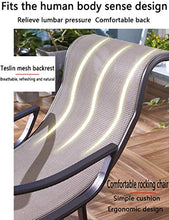 ZHANGYY Sedie a Sdraio per Patio Sedia a Sdraio, Sedia a Dondolo Sedia a Dondolo per Adulti Sedia a Sdraio per Anziani Siesta Chair Sedia per Il Tempo Libero Pigro Durable